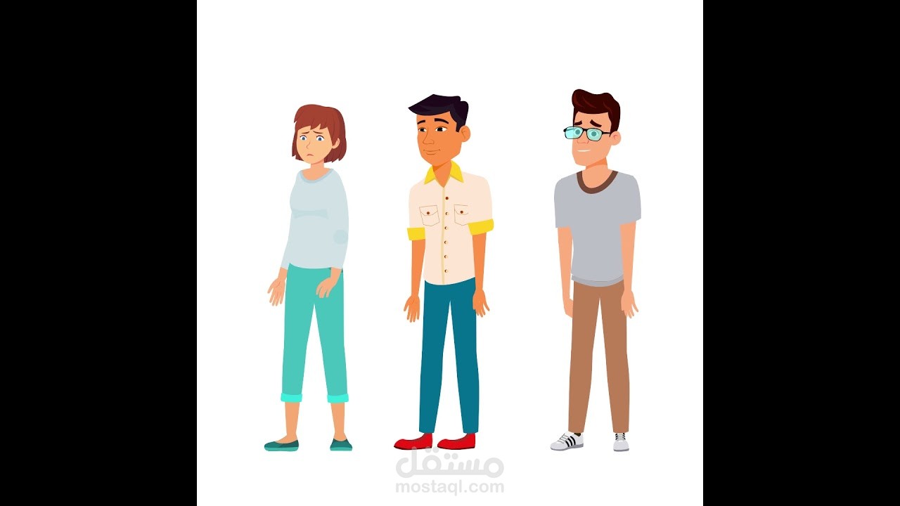 motion graphic to noor walied Psychiatry Instagram size video outro