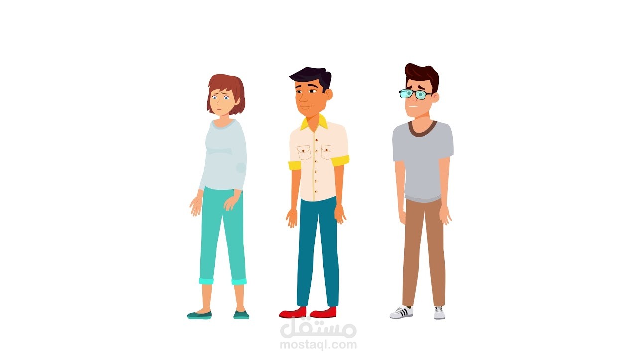 motion graphic to noor walied Psychiatry youtube size video outro