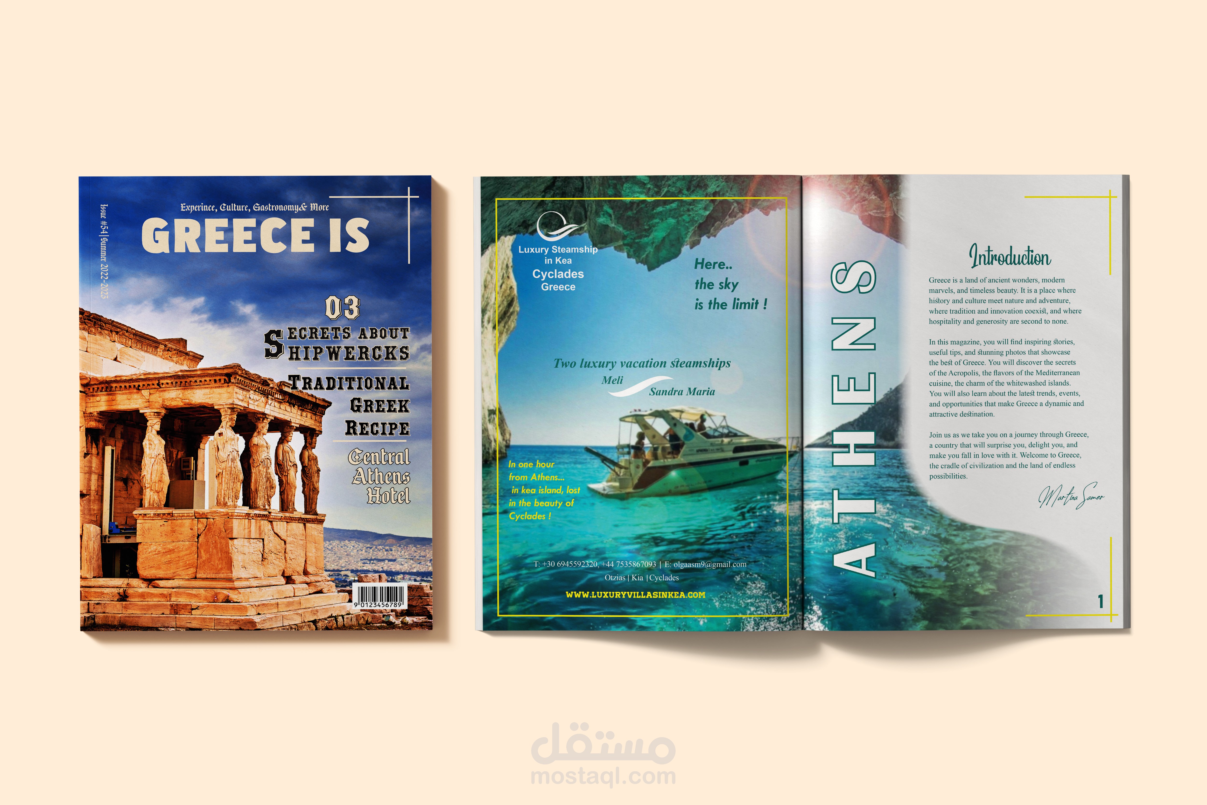 Greece is – Magazine Design