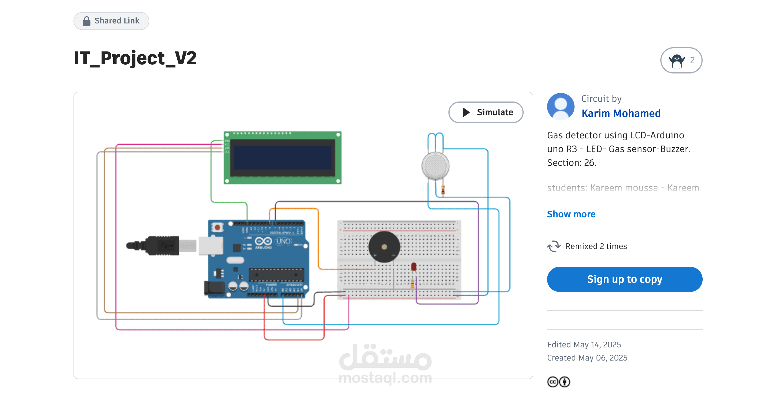 IT Project Gas detection