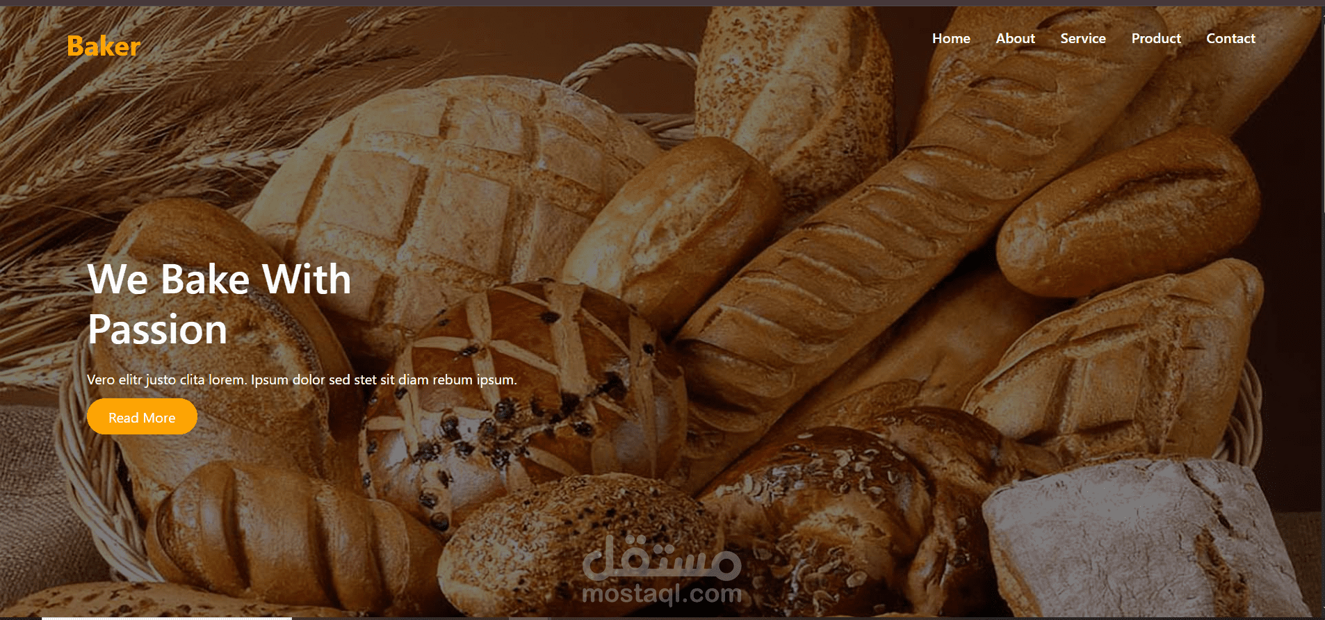 Bakery Website Design