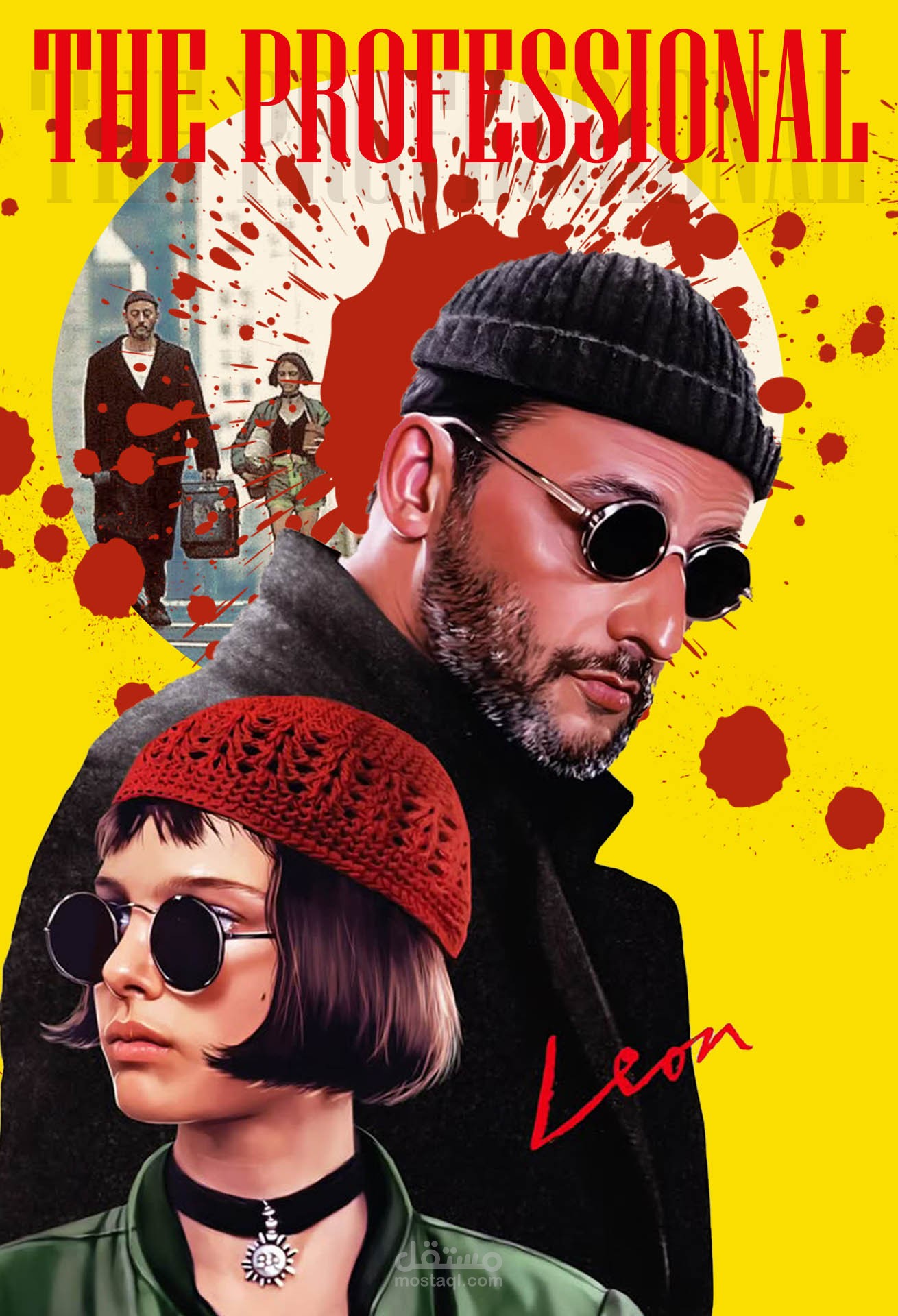 Leon the professional movie poster