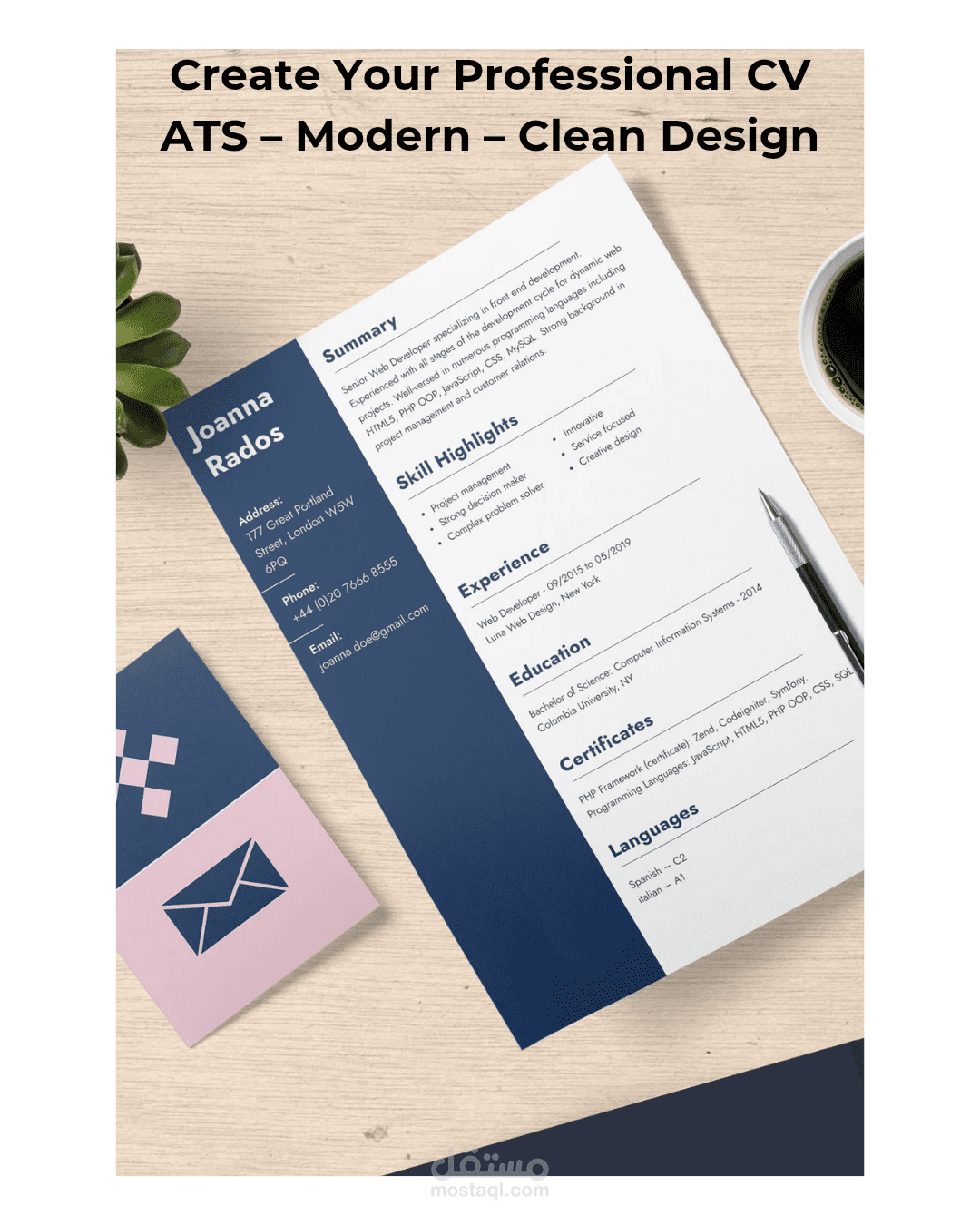 Create Your Professional CV ATS