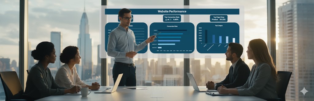 تحليل أداء موقع تجارة إلكتروني