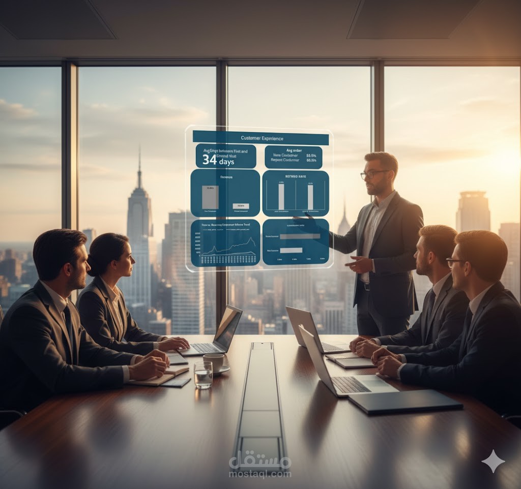 تحليل بيانات تجربة وولاء العملاء وتحليل السلوك الشرائي .