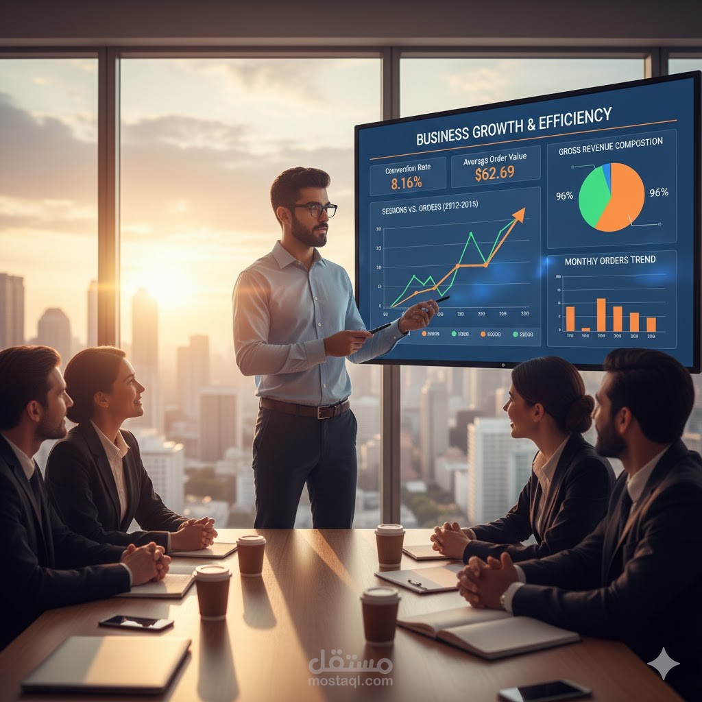 تحليل شامل لأداء المبيعات وإدارة المخزون باستخدام إكسيل