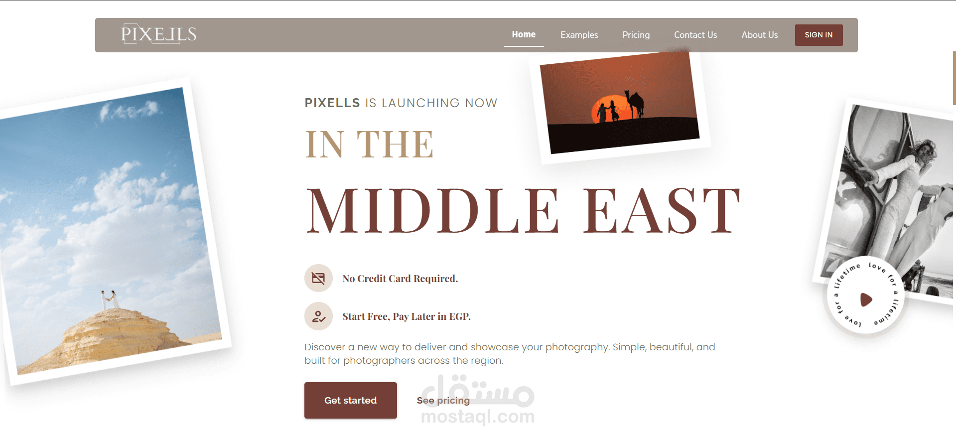 Pixells - Online galleries for photographers