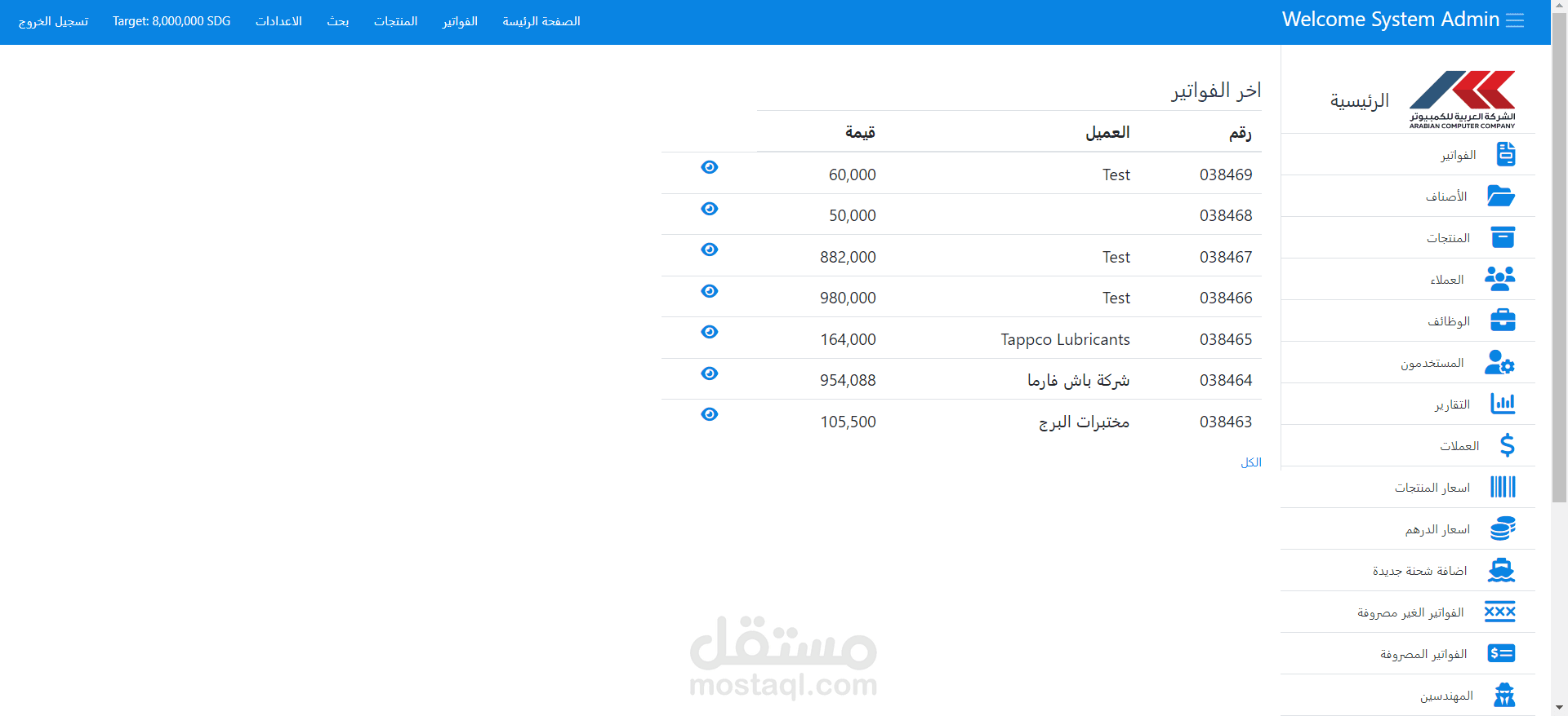 نظام ادارة عمليات البيع