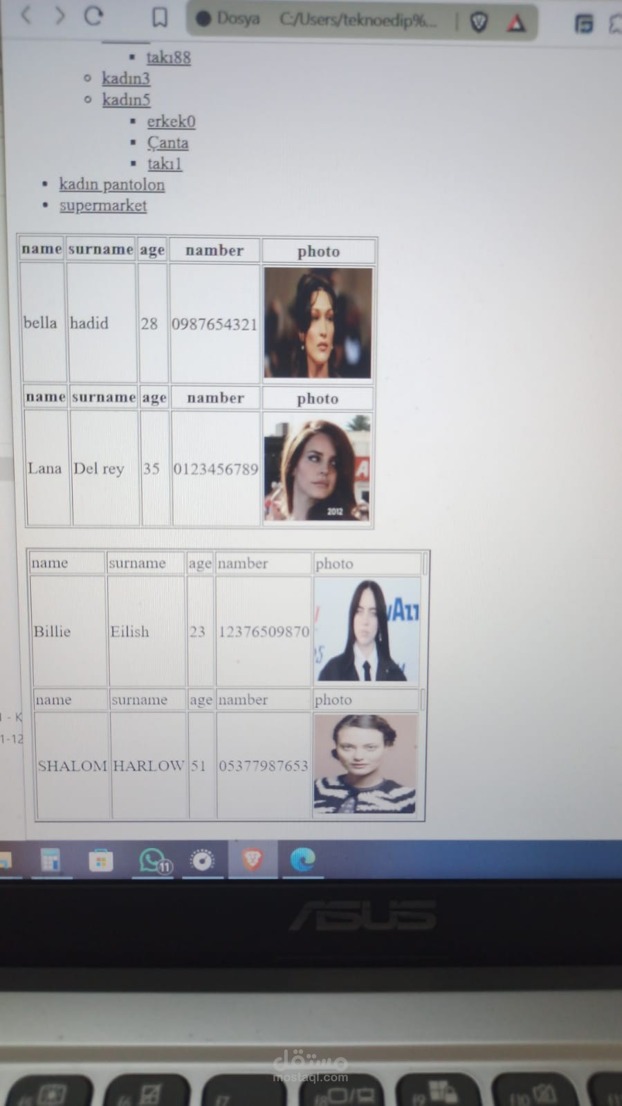 ملفات بسيطه باستخدام html