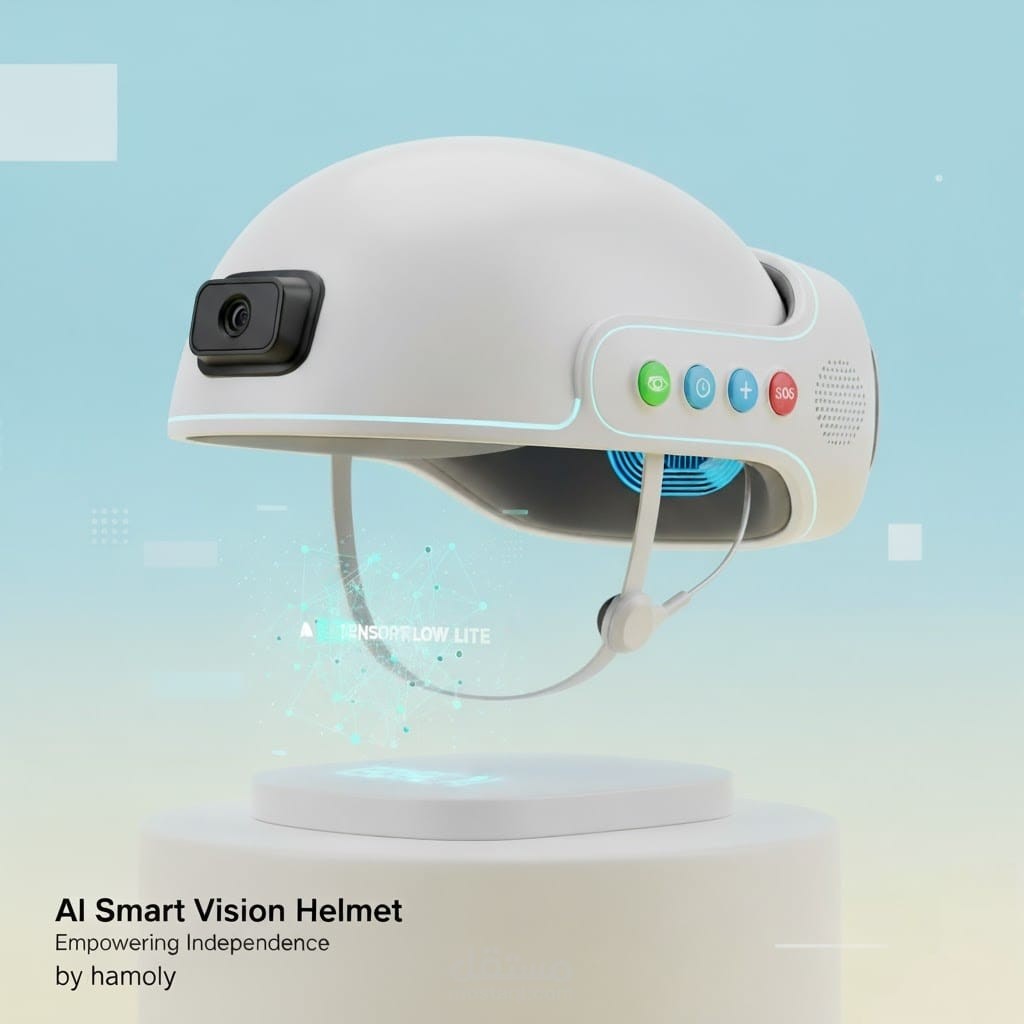 خوذة ذكية لفاقدي البصر تعتمد على الذكاء الاصطناعي – AI Smart Vision Helmet