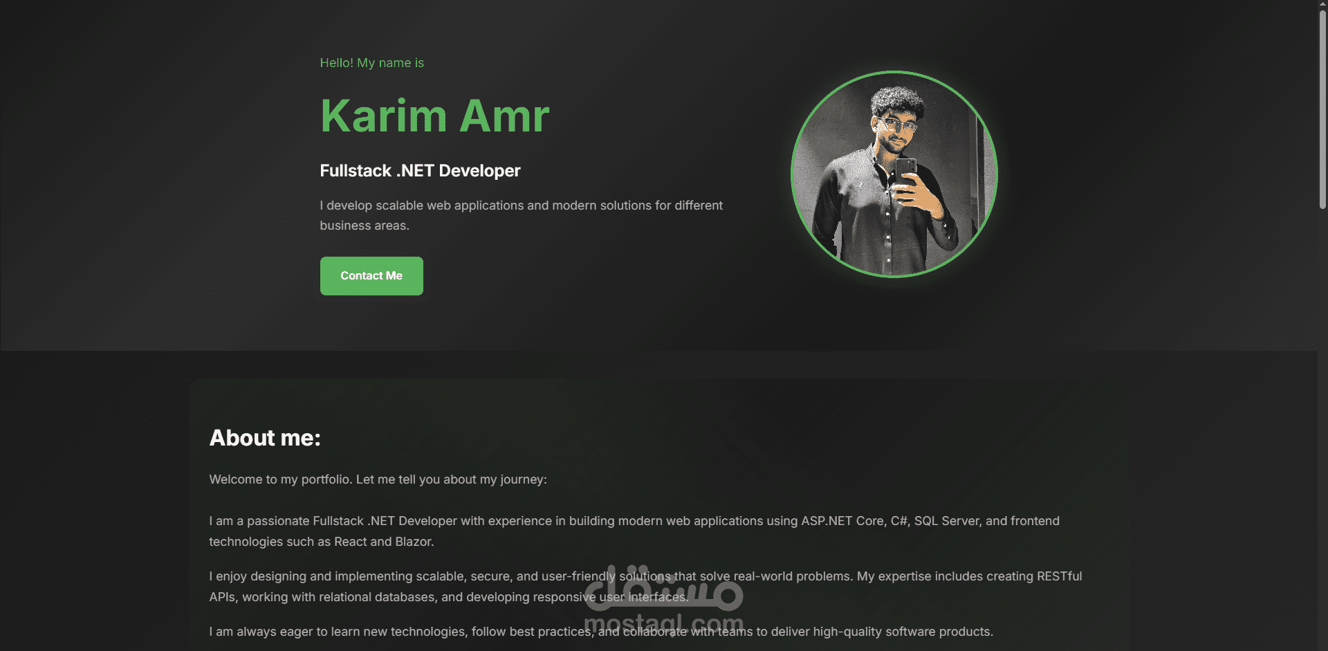 Personal Portfolio Website