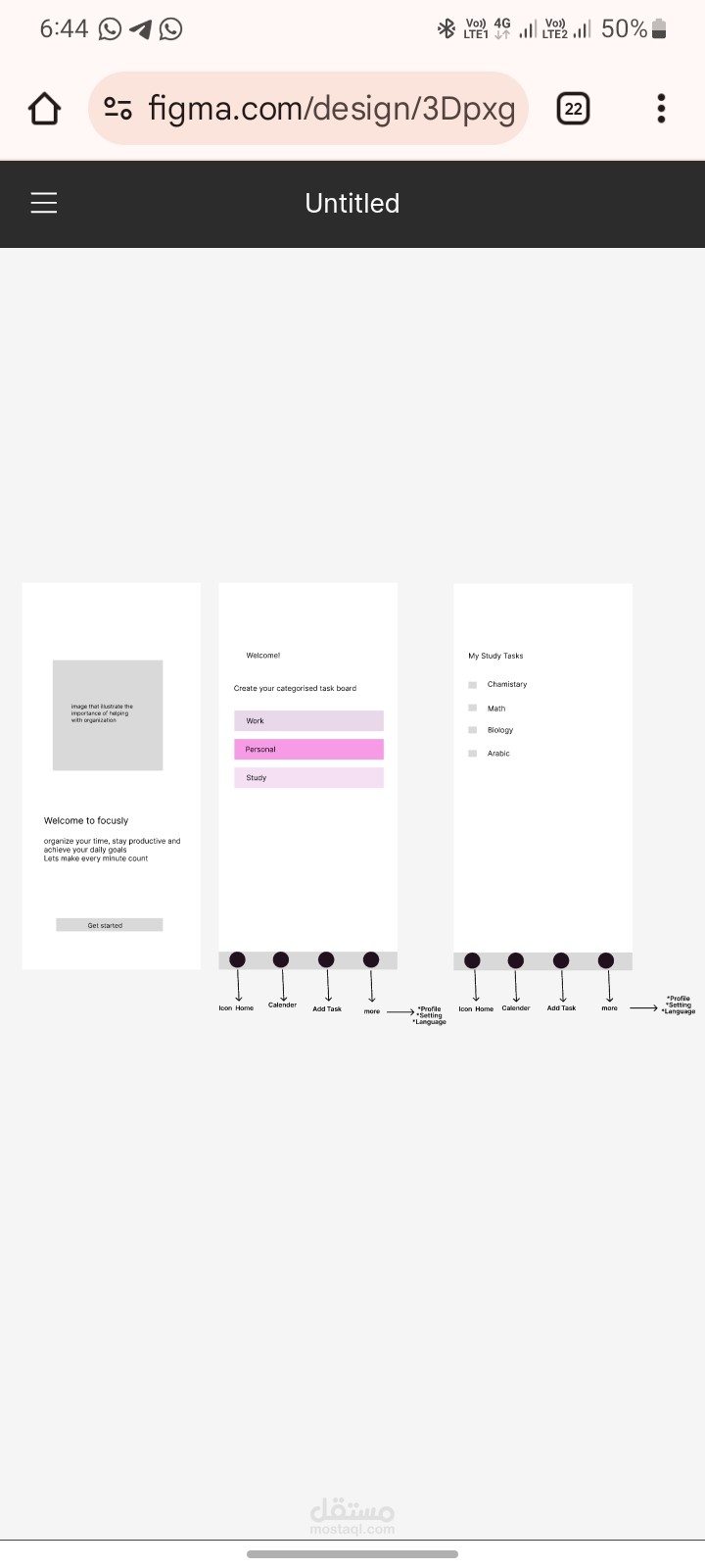 UI/UX Design for Todo list