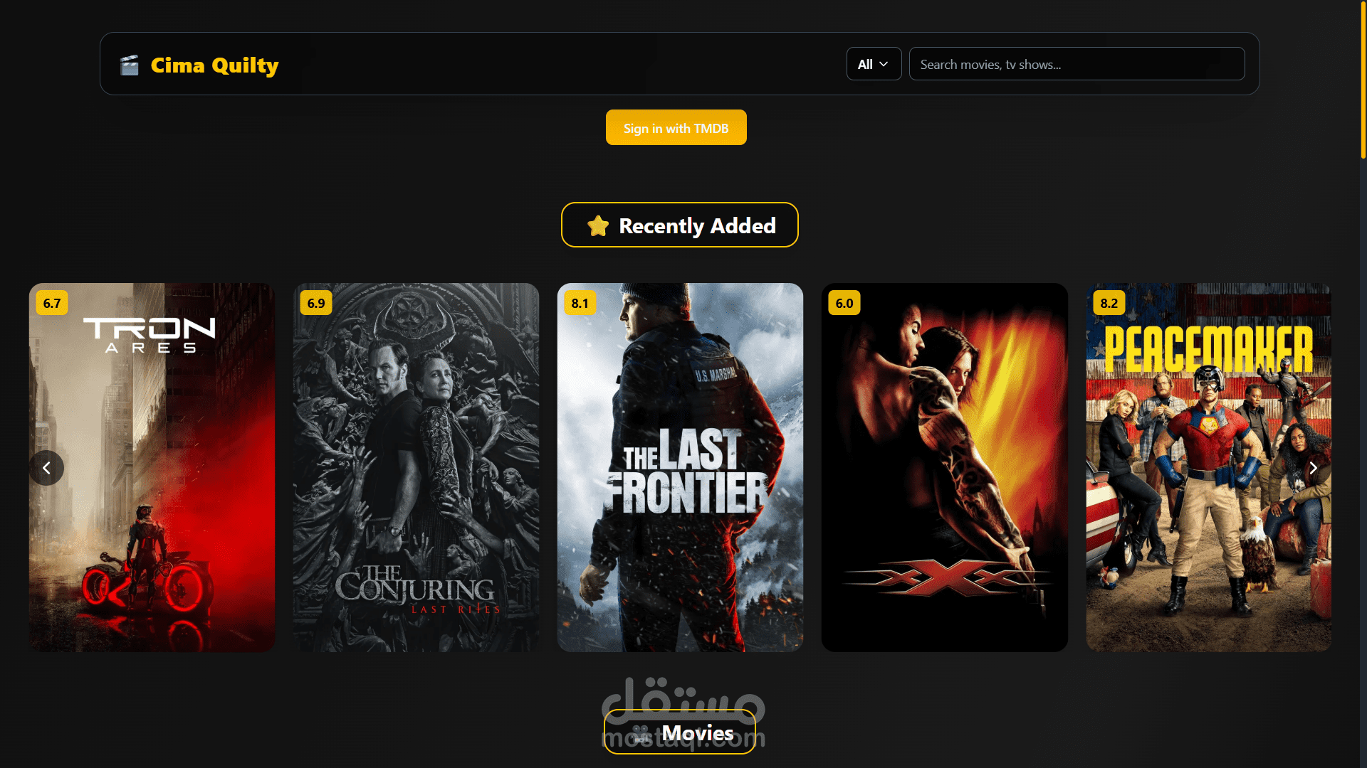 Movies Website