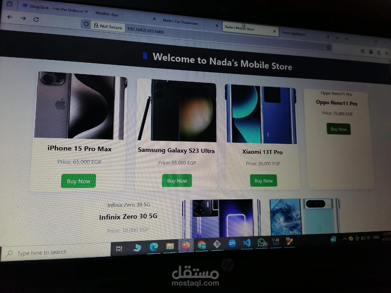 ️ E-Commerce Web App for Mobile Phones (Frontend | Backend | DevOps)