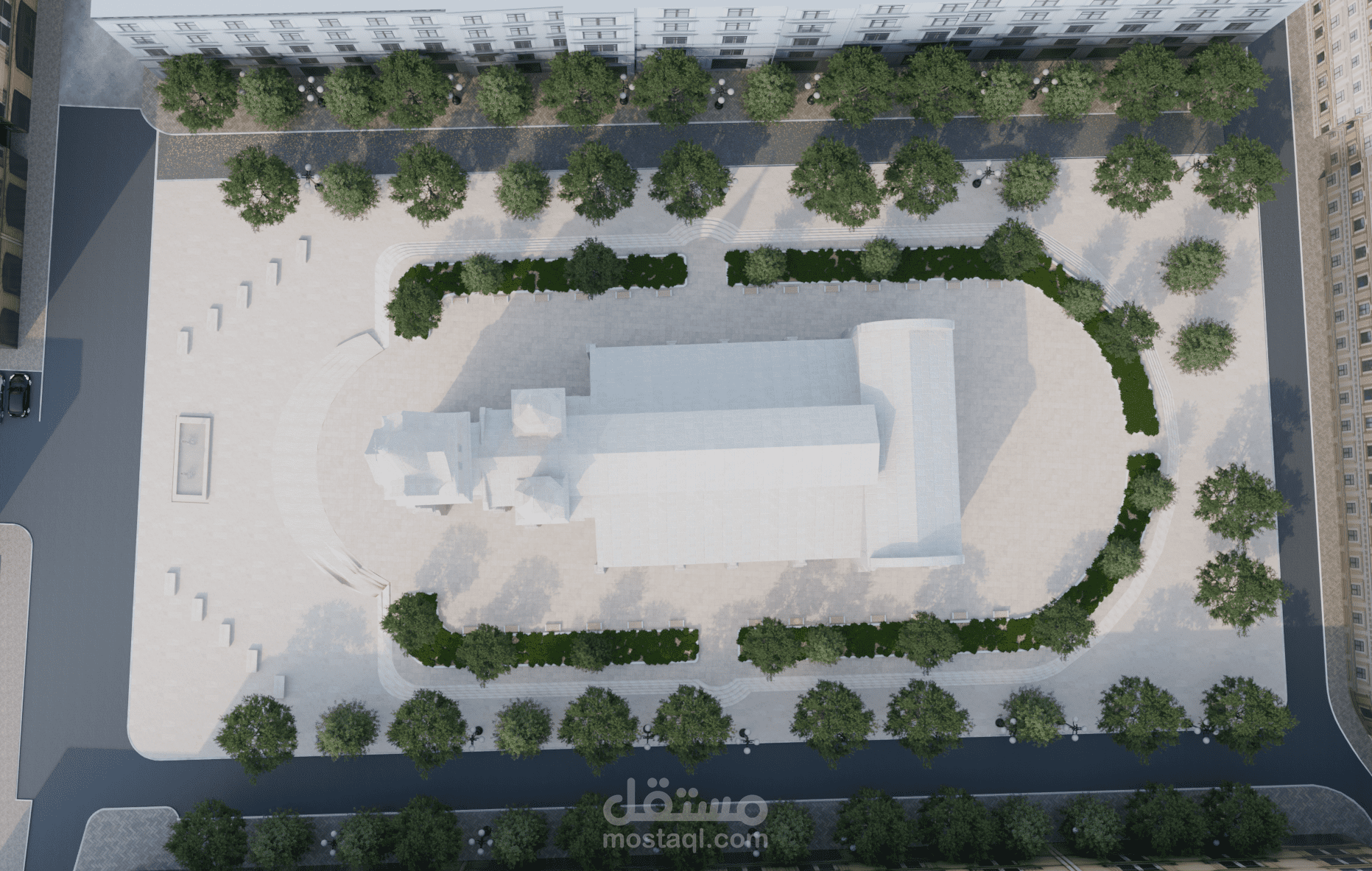 صميم ساحة حضرية