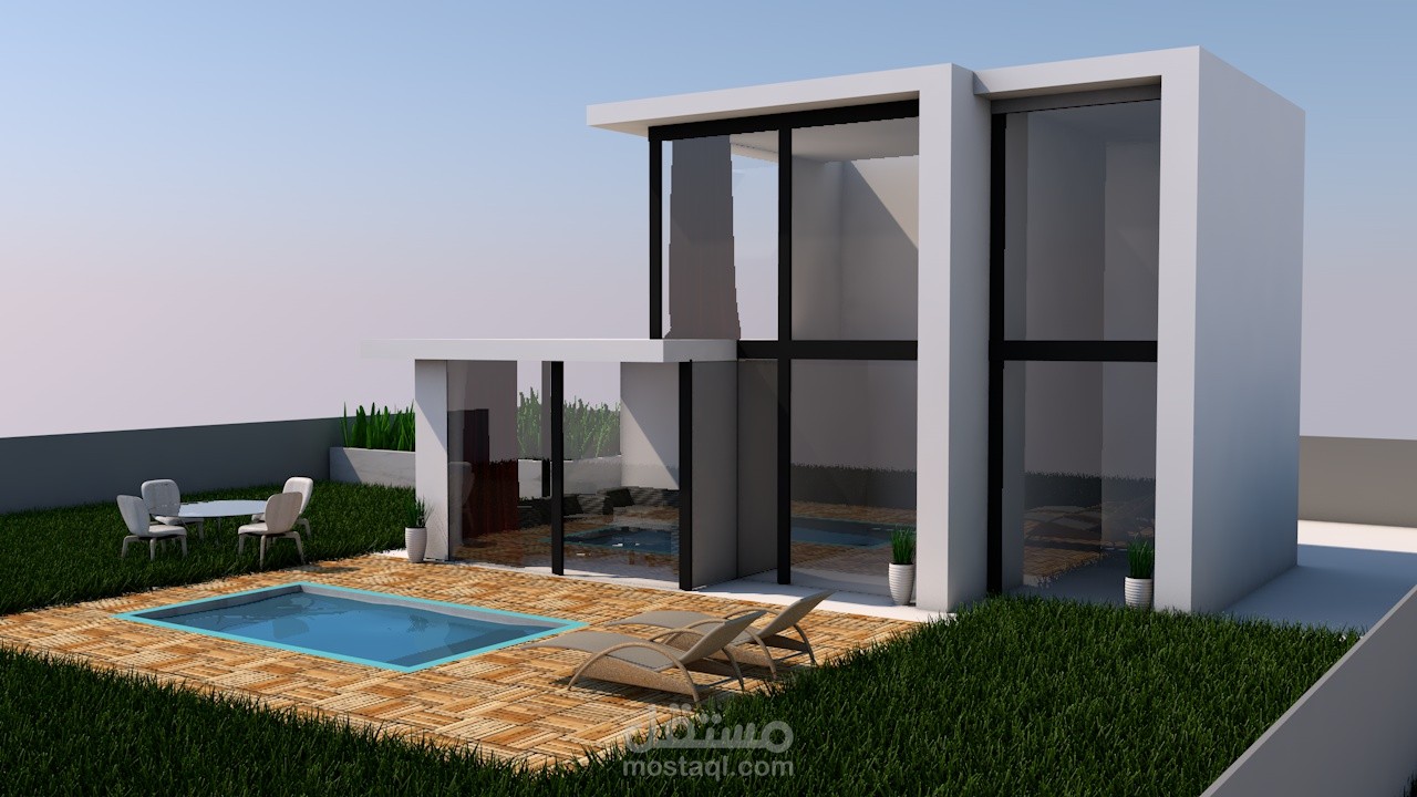 Summer chalet for tourism