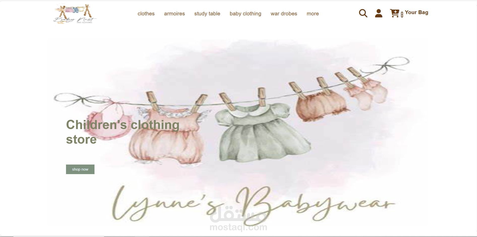 E-commerce Webstore – Frontend Project