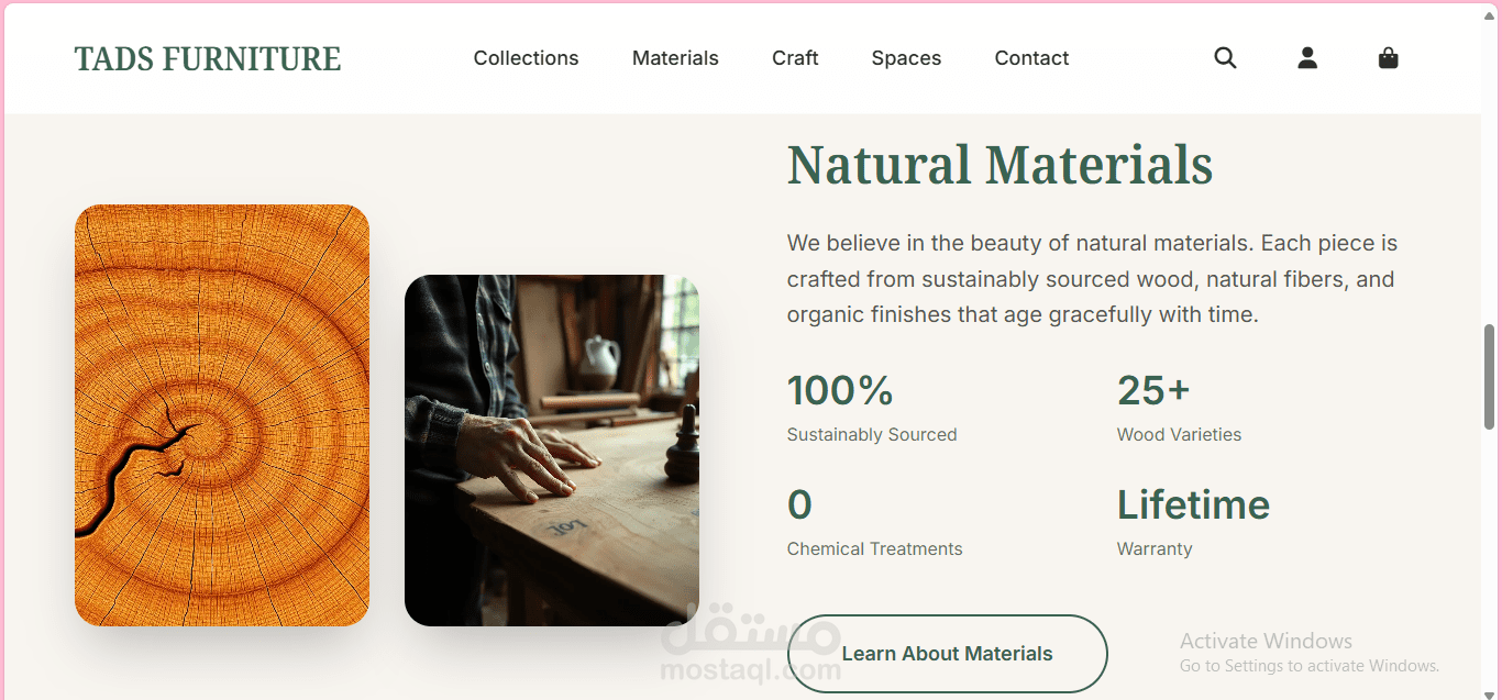 Furniture website