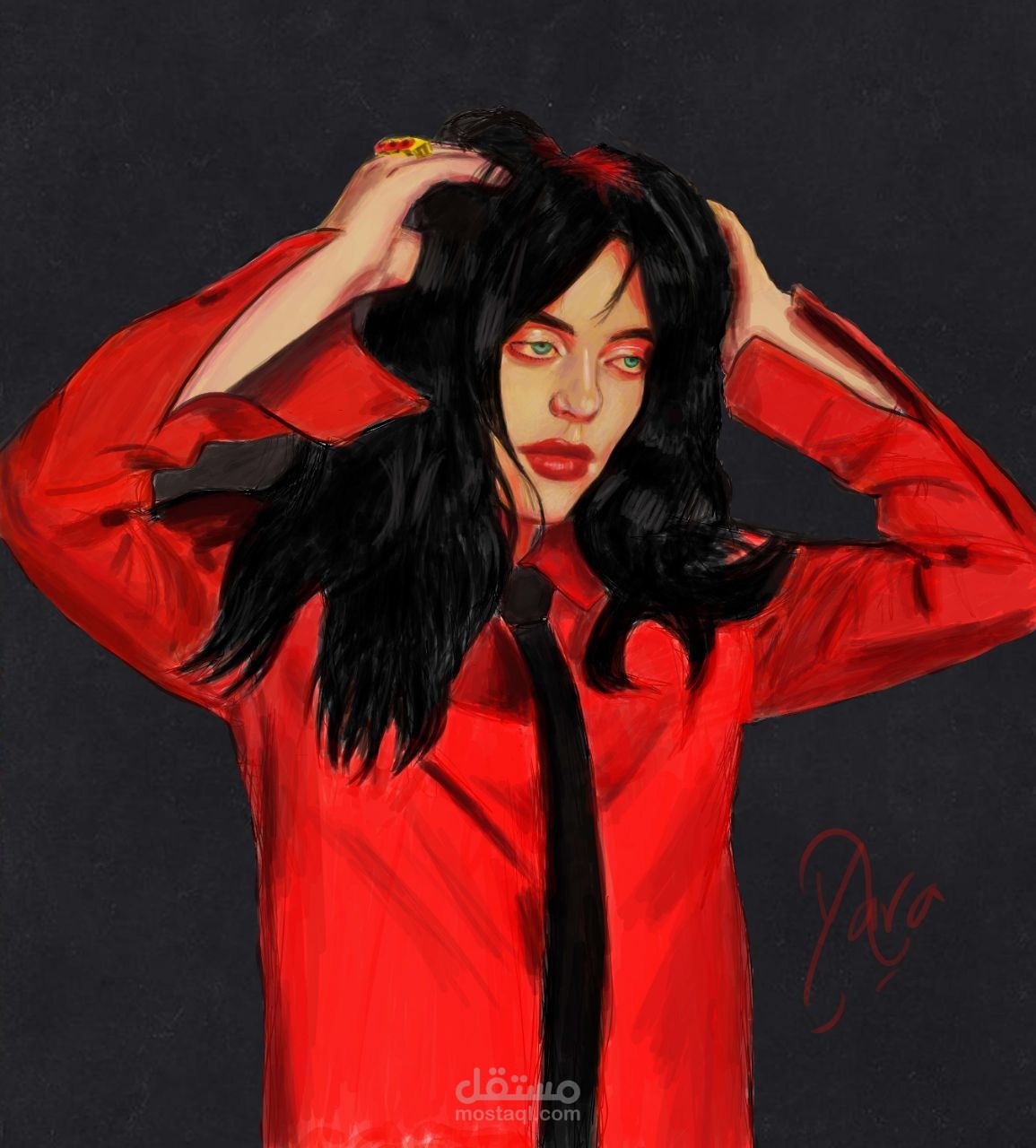 بورتريه للمغنية بيلي ايليش