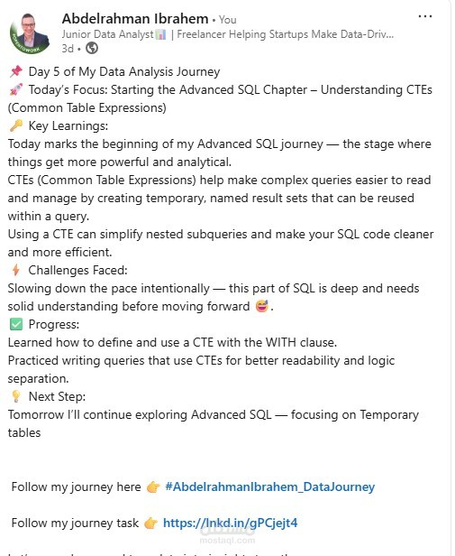 linked in post