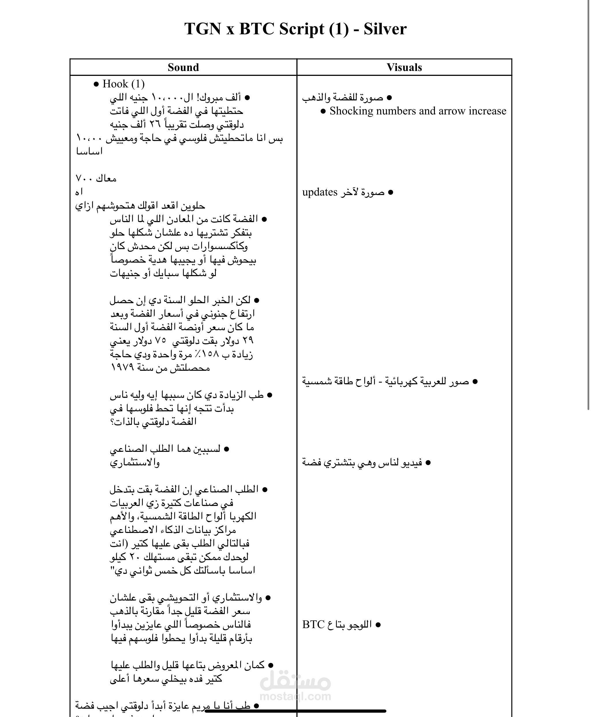 سكريبت فيديو