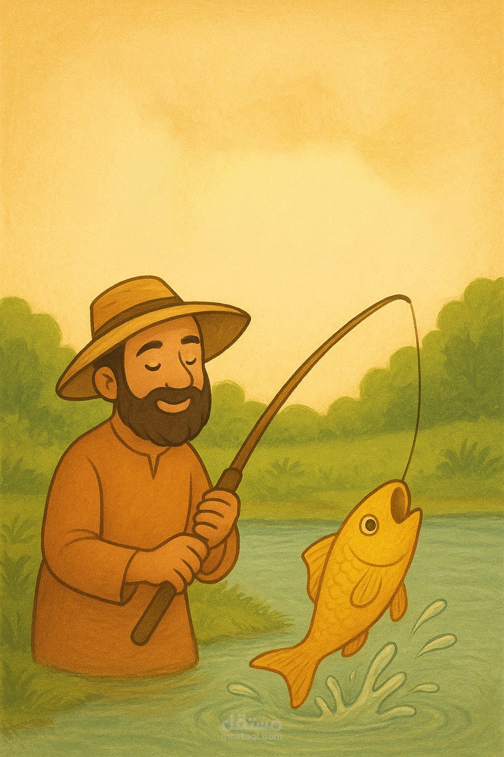 قصه الصياد الطيب