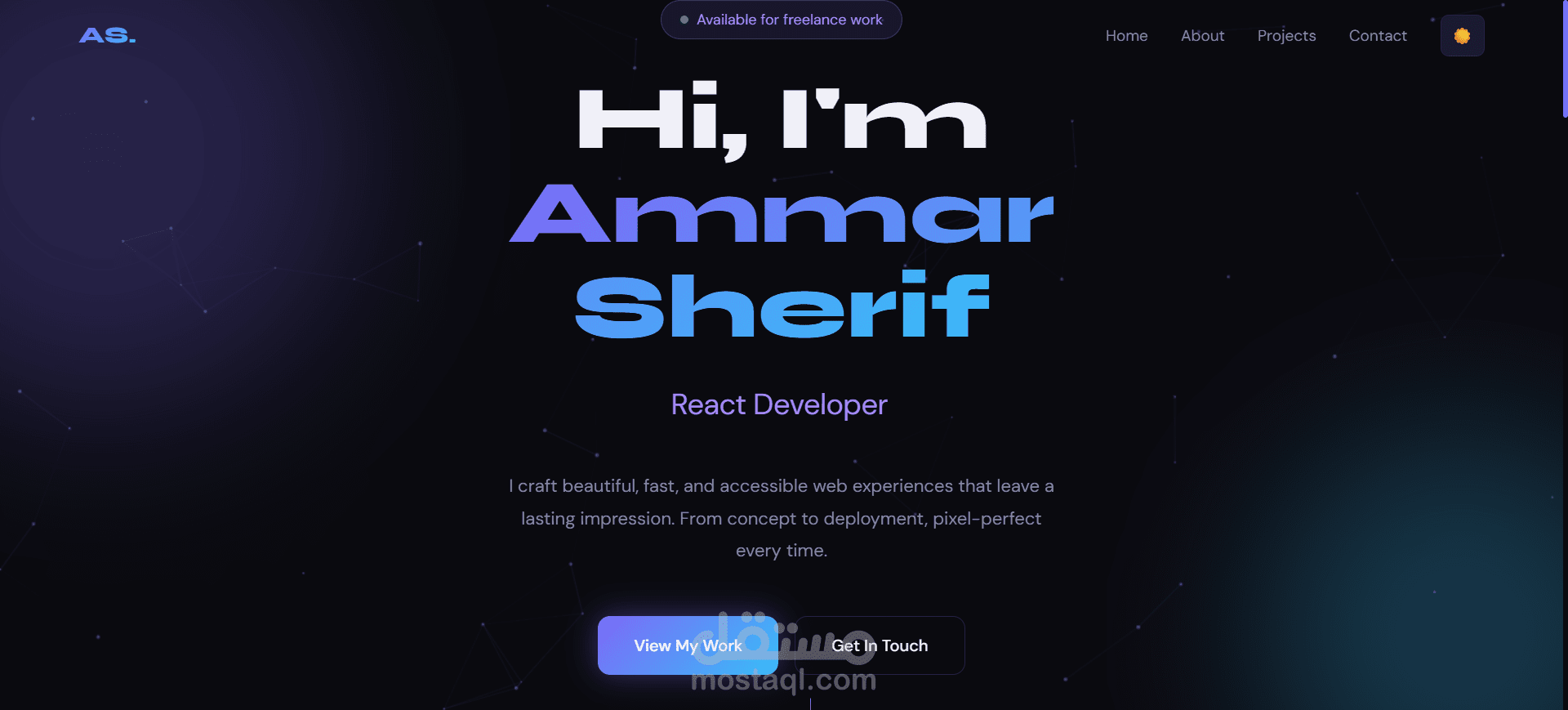 React JS - Portfolio