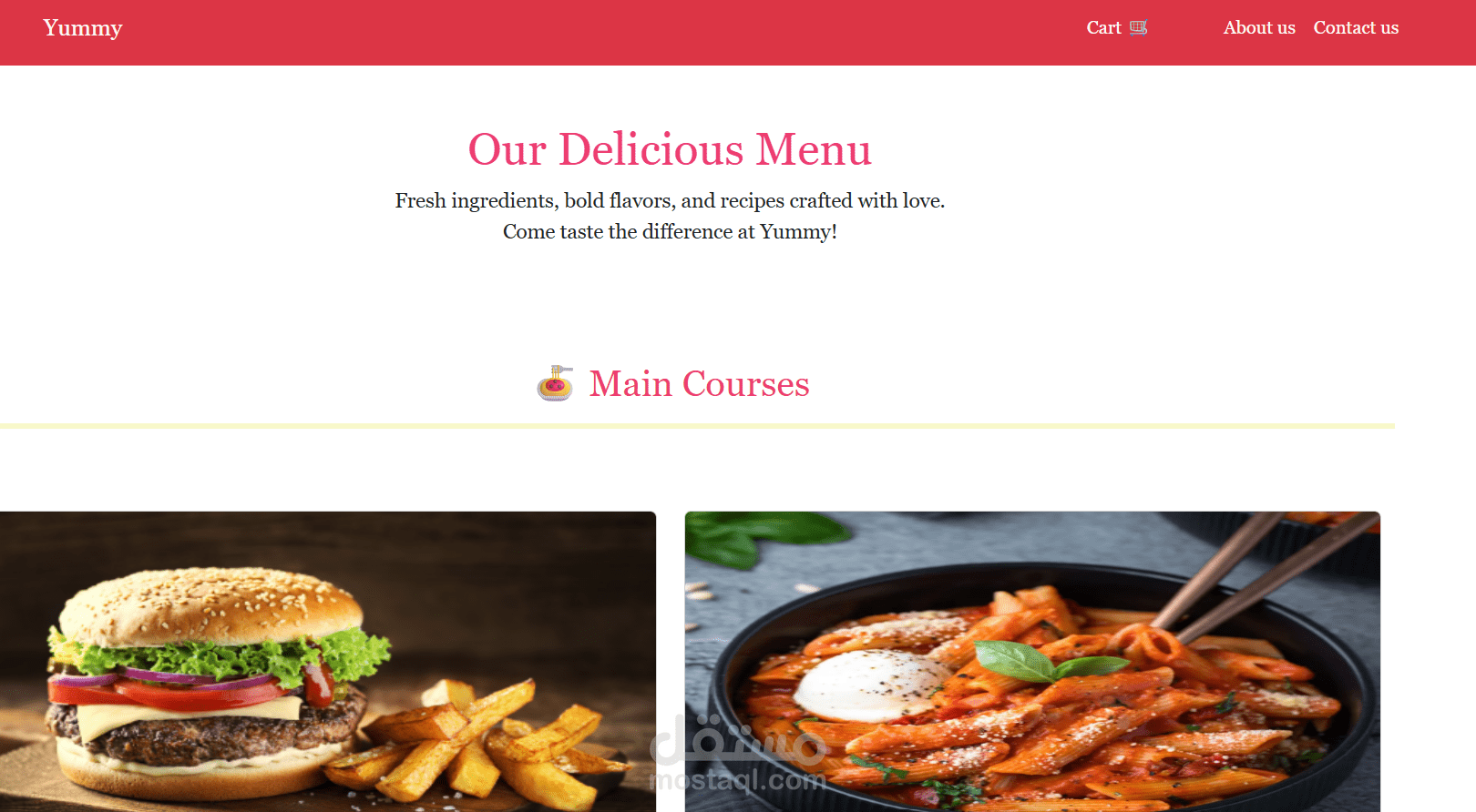 تطوير و انشاء  Landing Page