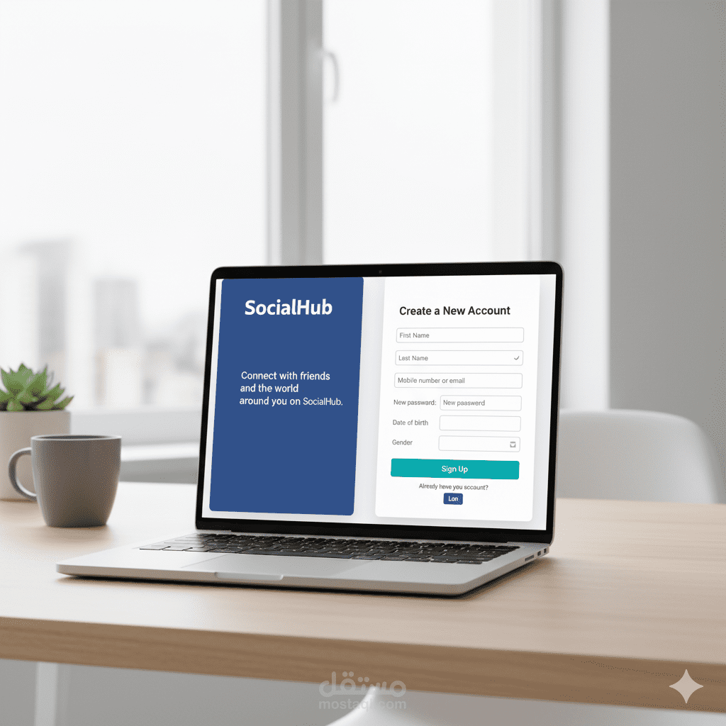 SocialHub – موقع تواصل اجتماعي متكامل بـ Django وPostgreSQL