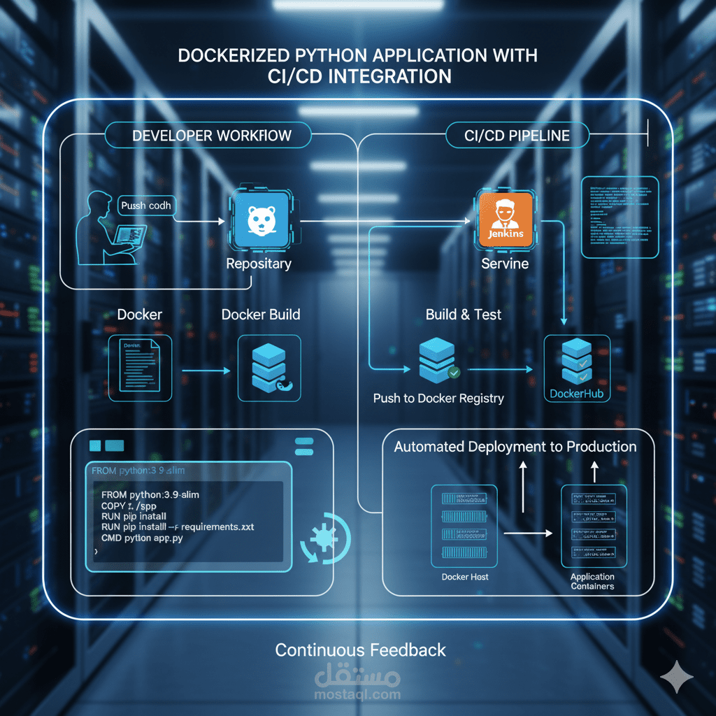 Dockerized Python Application with CI/CD Integration