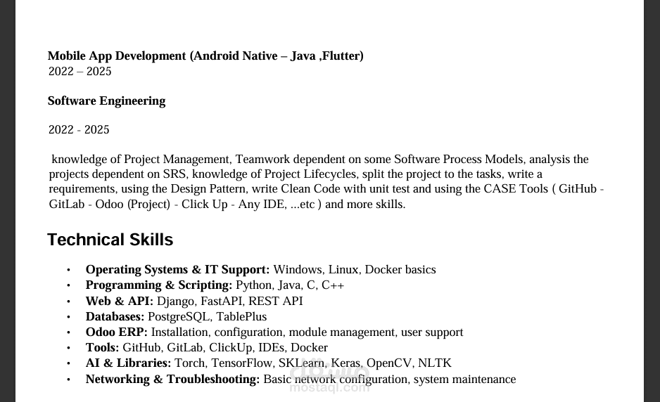 مطور تطبيقات