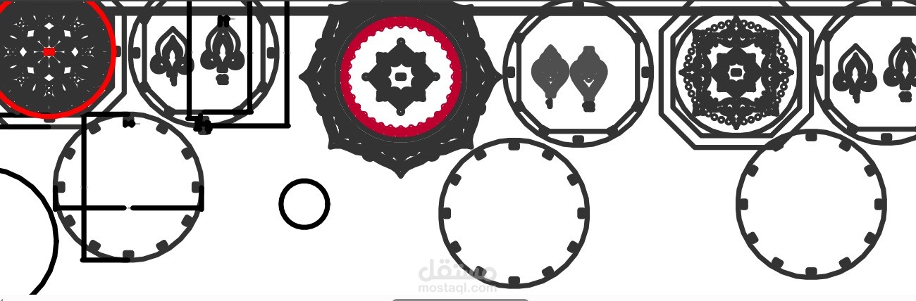 رسم هندسى على أوتوكاد