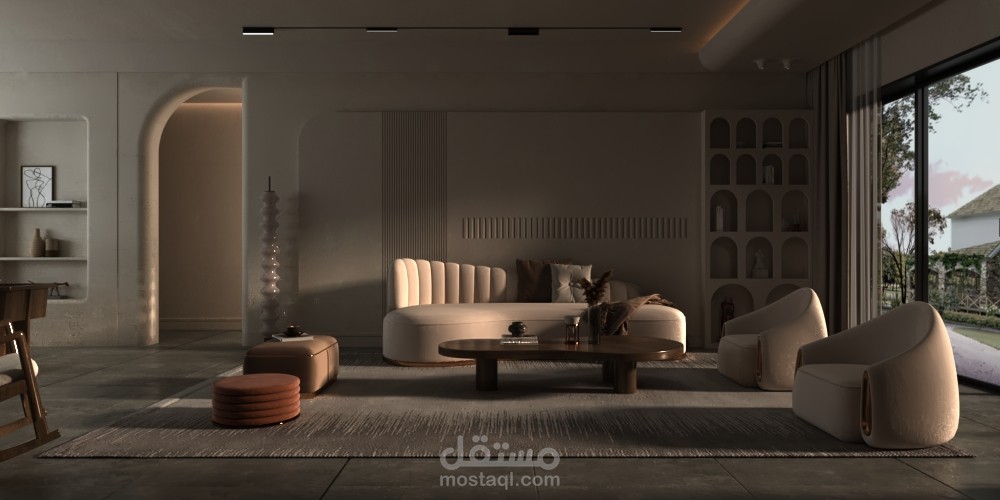 Wabi-Sabi Inspired Living Room Design