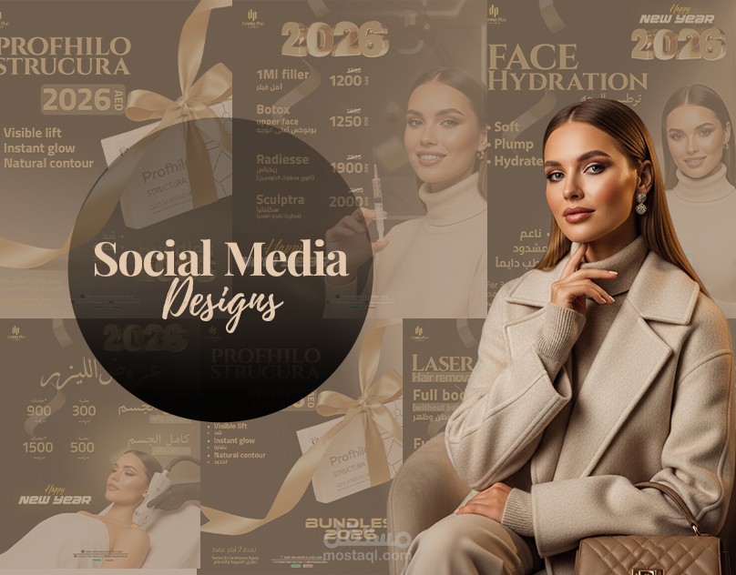 تصميمات بوستات سوشيال ميديا