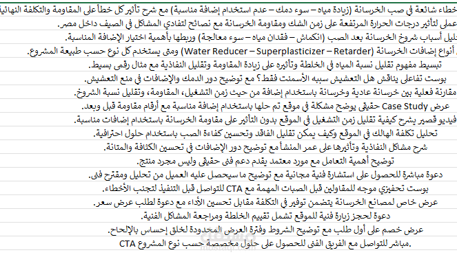 عمل خطة محتوى كلندر