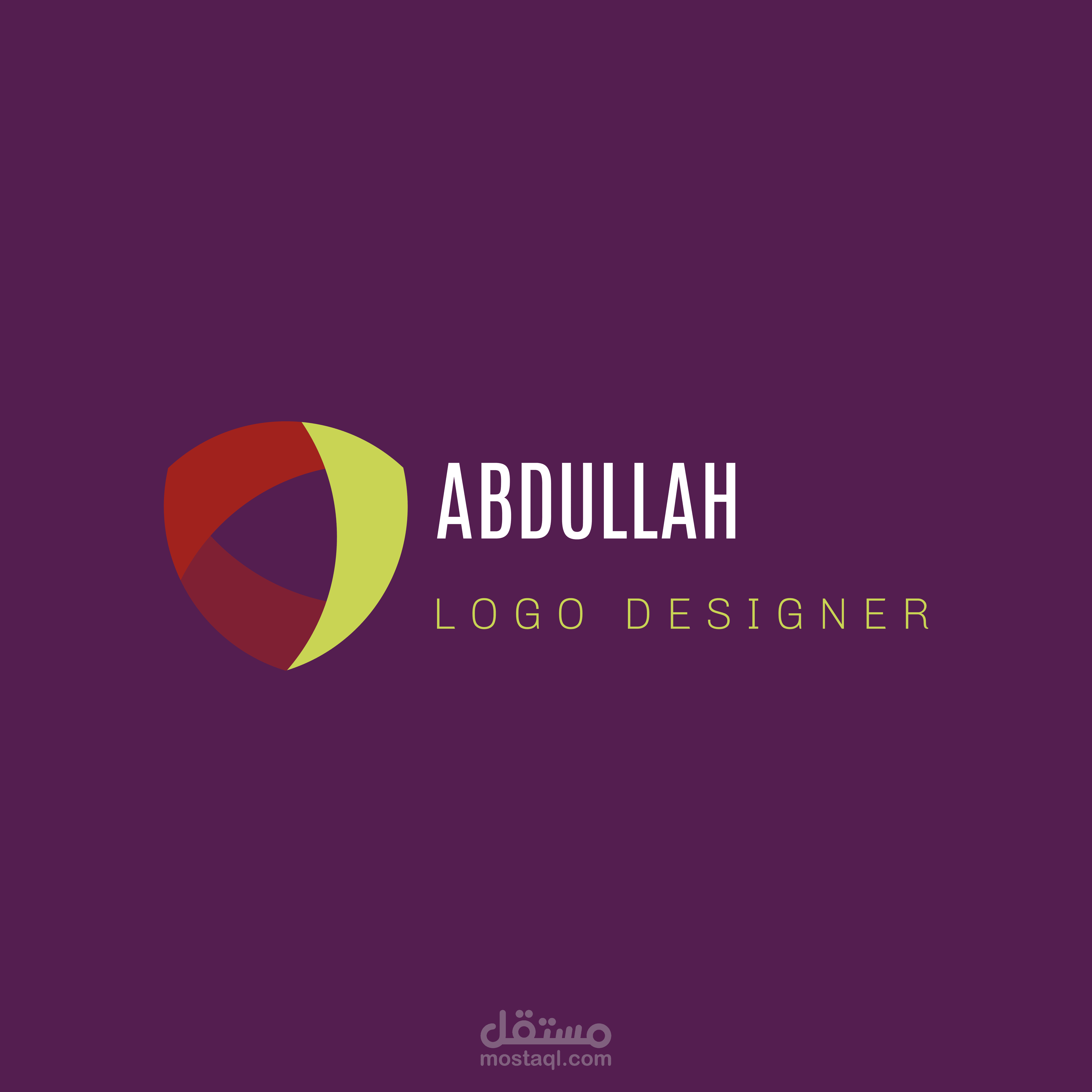 تصميم لوجو باسم صفحة على الفيس بوك