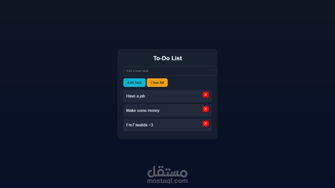 To‑Do App (Local Storage)