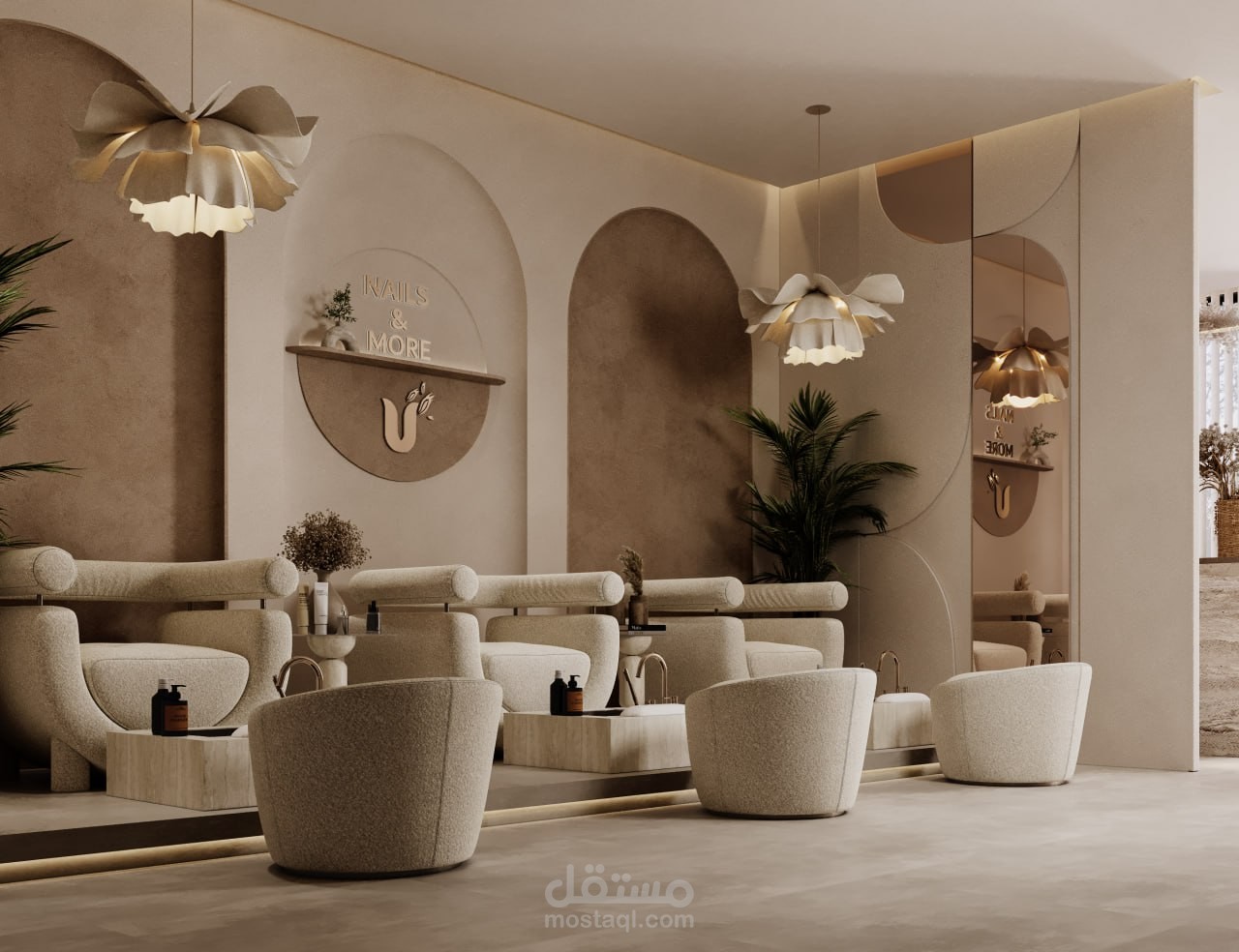 SHOP DRAWING FOR WOMEN'S SALON PROJECT