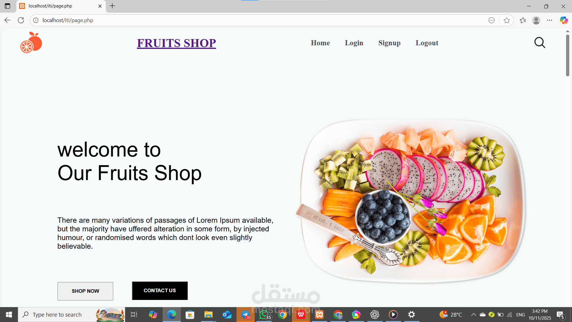 fruits shop