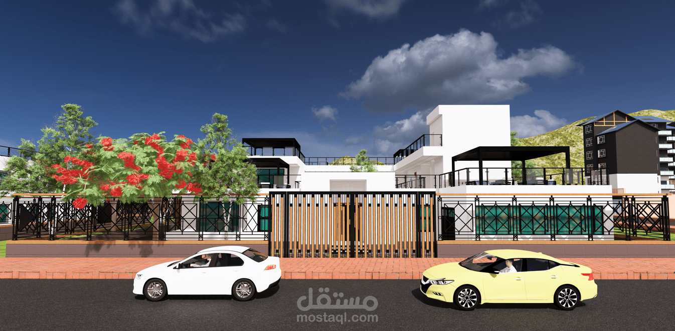 فيلا سكنيه على الشاطئ مباشره