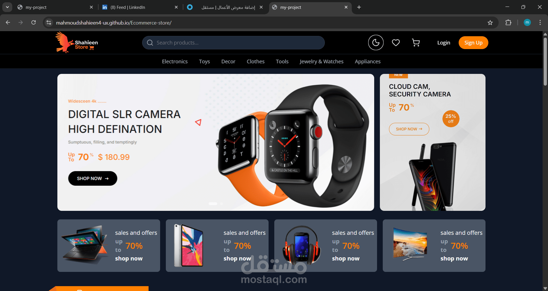 ecommerce using react