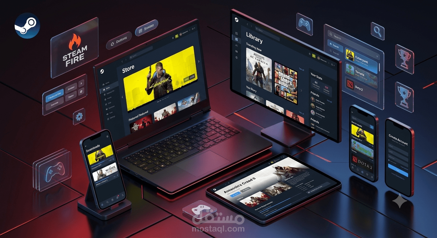 موقع العاب steam