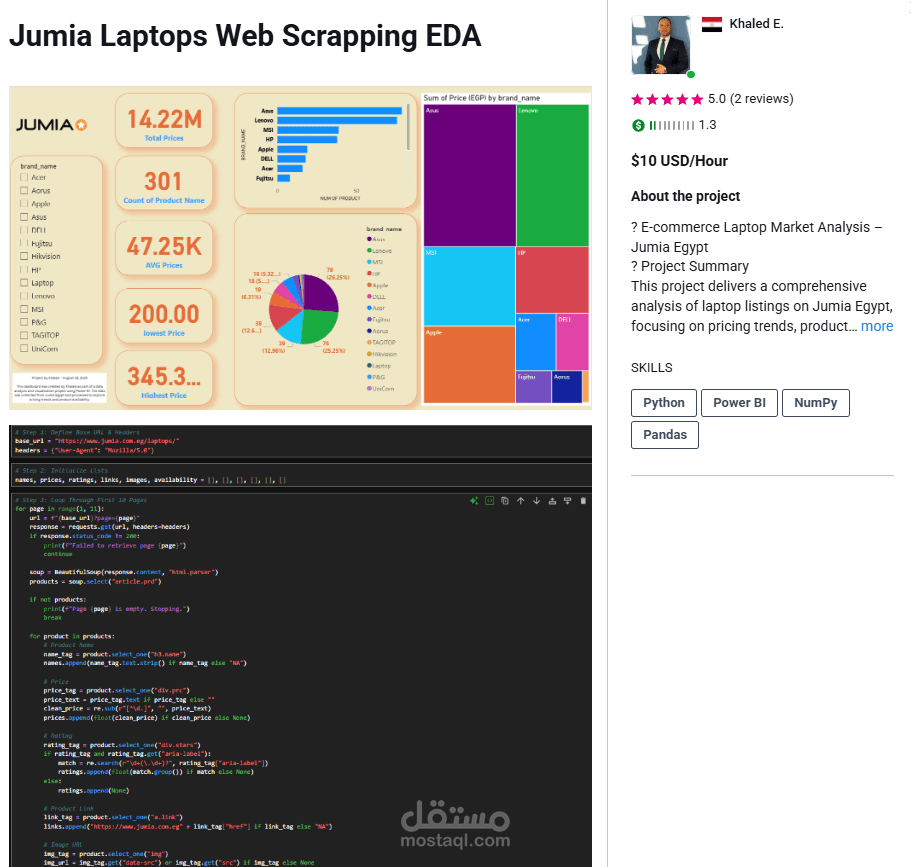 Jumia Laptops Web Scrapping EDA