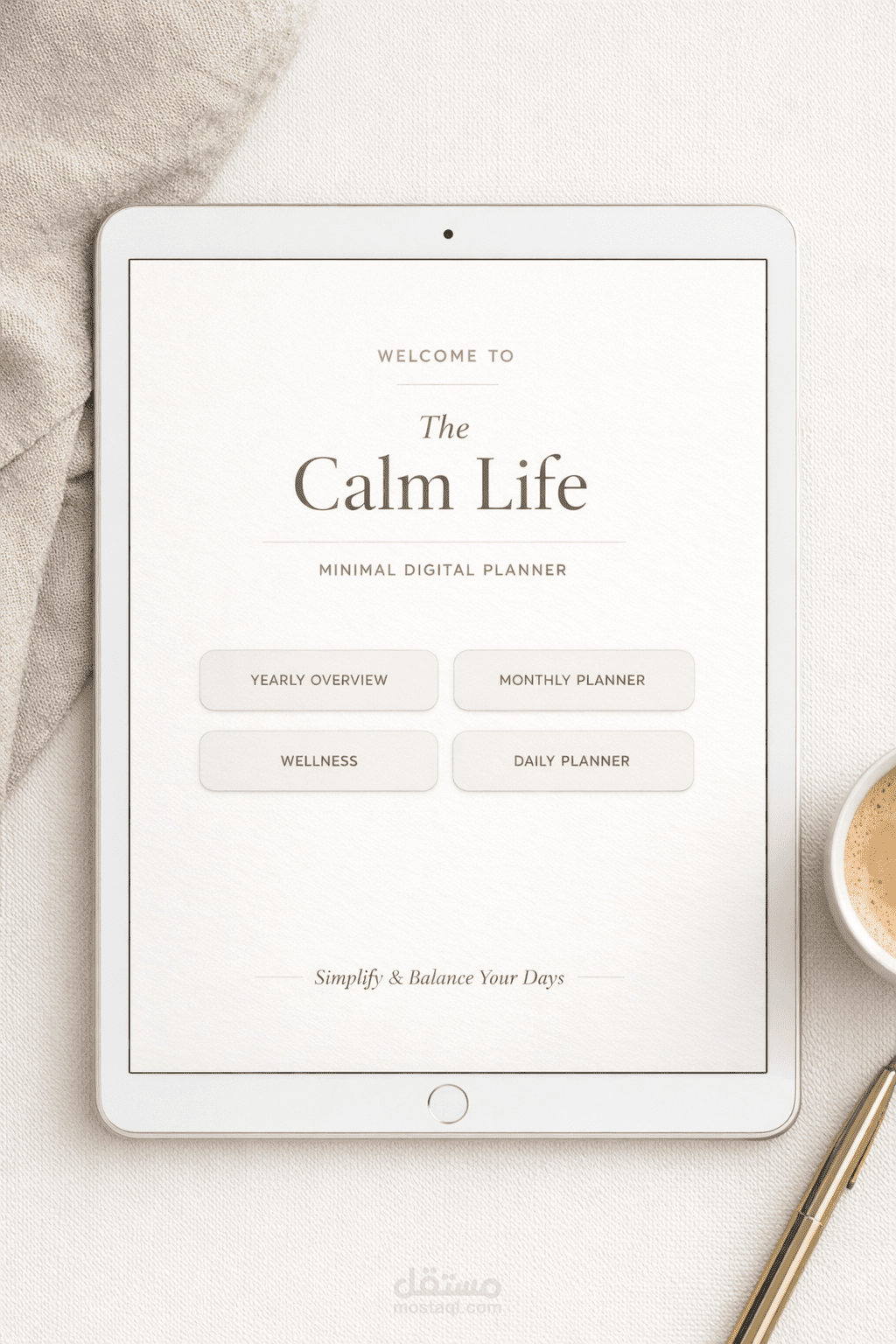 تصميم واجهة وتجربة مستخدم (UI/UX) لتطبيق Digital Planner ذكي