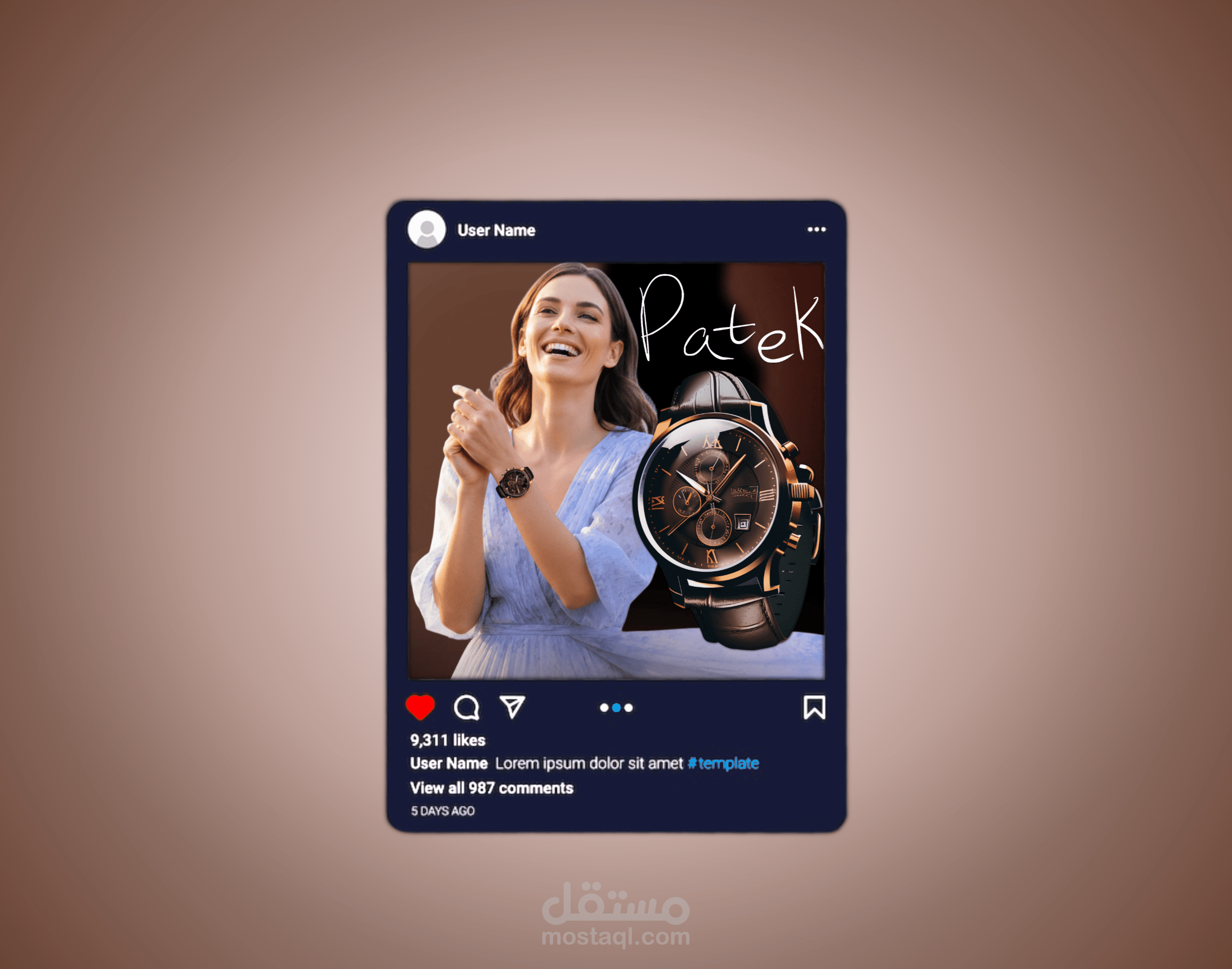 تصميم صور إعلانية ومنشورات سوشيال ميديا