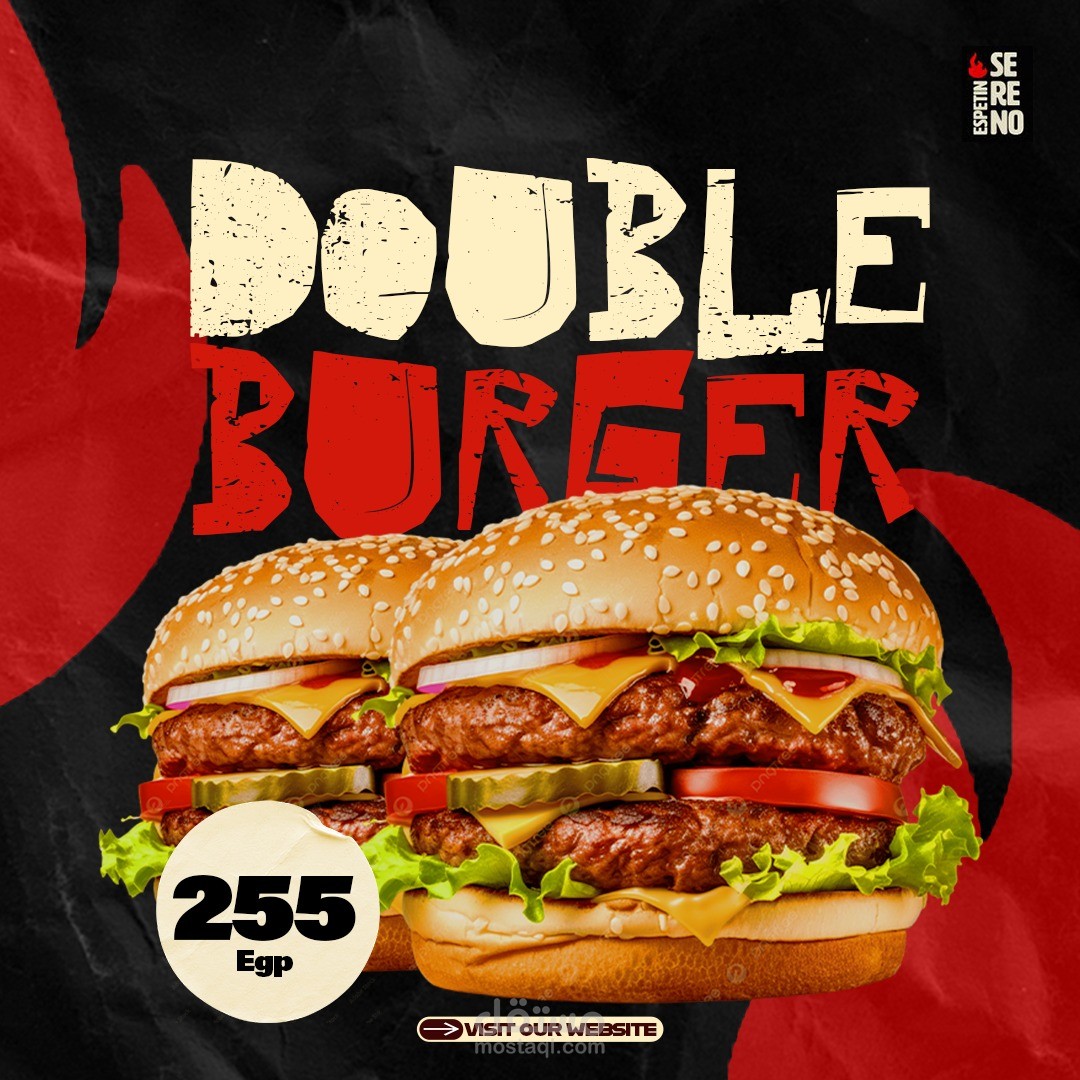 double burger design