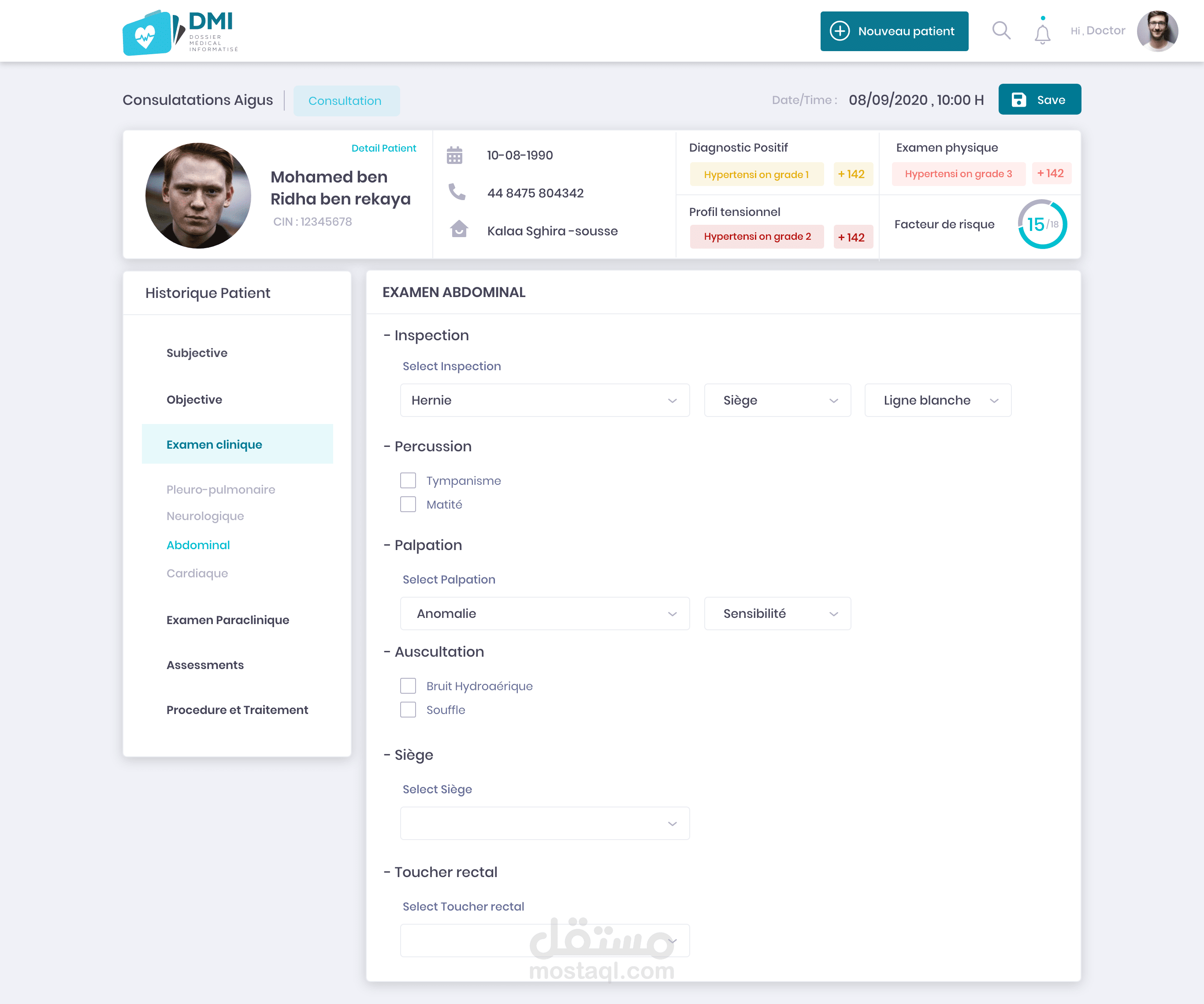 DMI: medical files managements