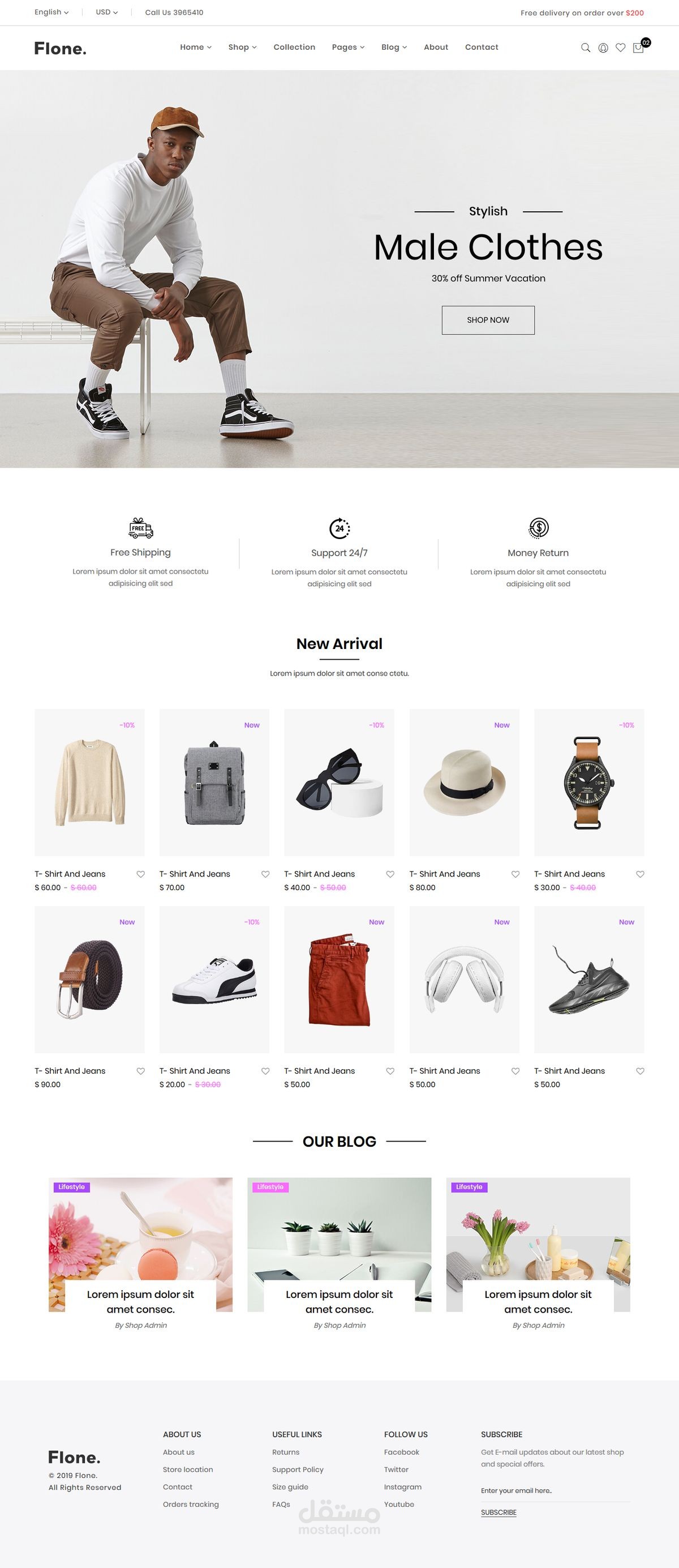 back end لمتجر اليكتروني متكامل