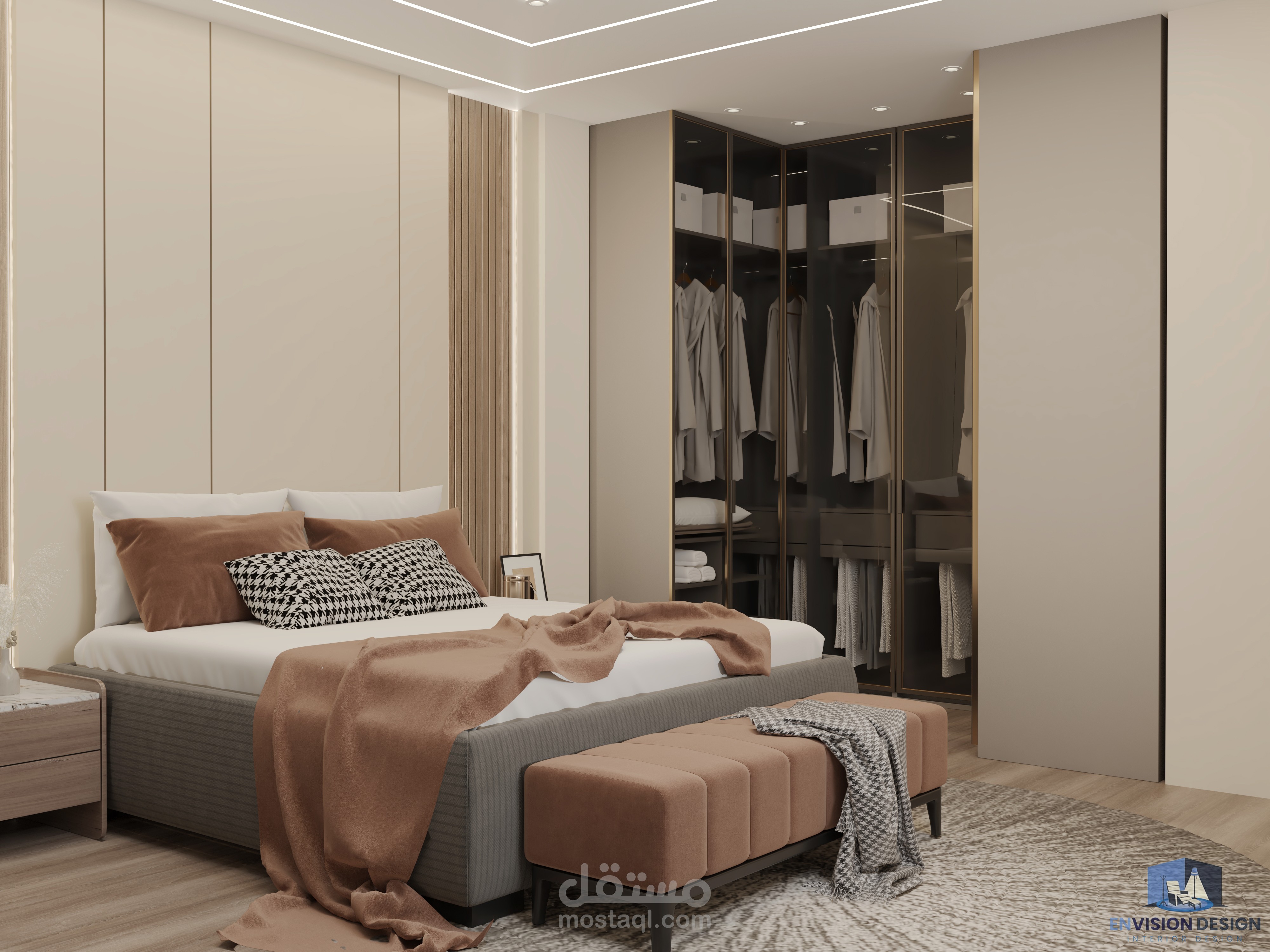 Modern Master bedroom