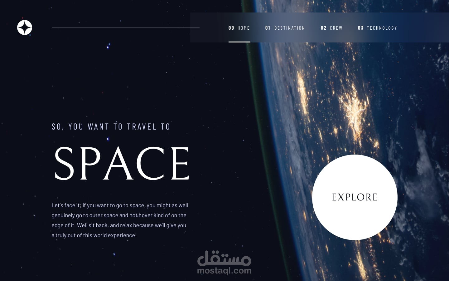 Space-Tourism-ebsite